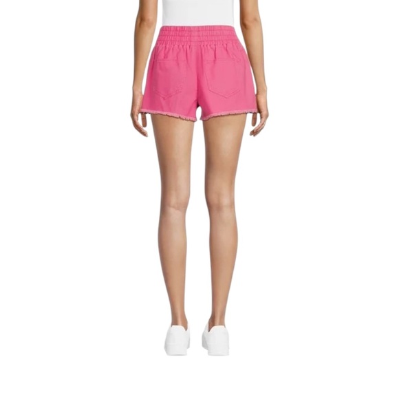 No Boundaries Juniors Women’s High Waist Pink Shorts - Picture 8 of 8
